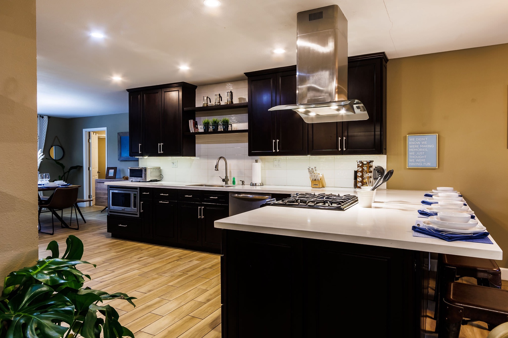 Fully equipped kitchen