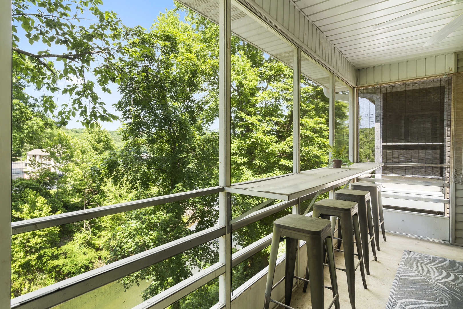 Lounge the day away or dine alfresco with water views on the balcony