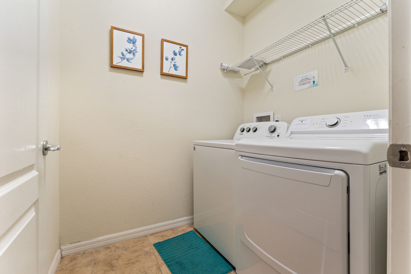 Laundry area