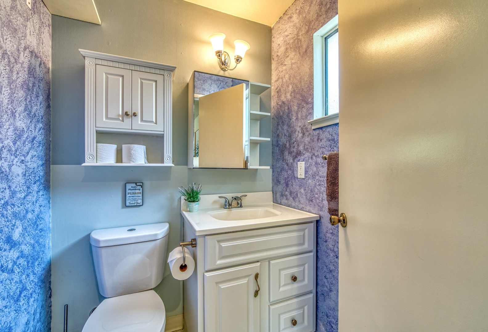 A convenient half ensuite is available off the master bedroom