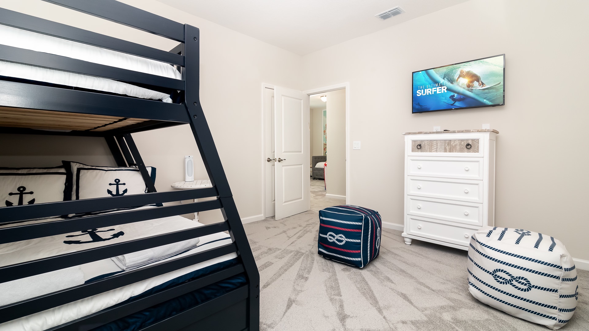Bedroom #4 with Bun Bed Twin over Full