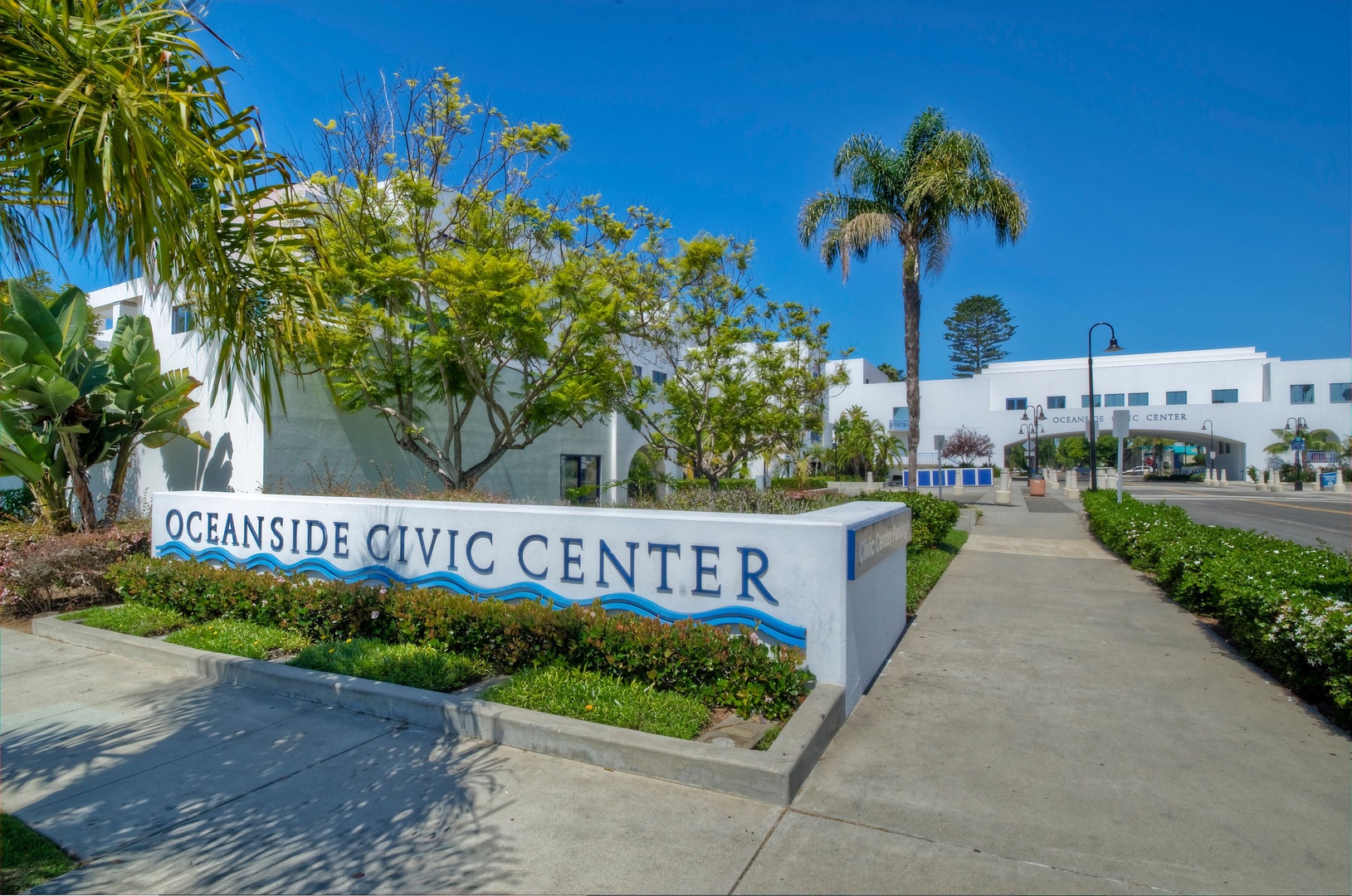 Explore local attractions such as the Oceanside Civic Center