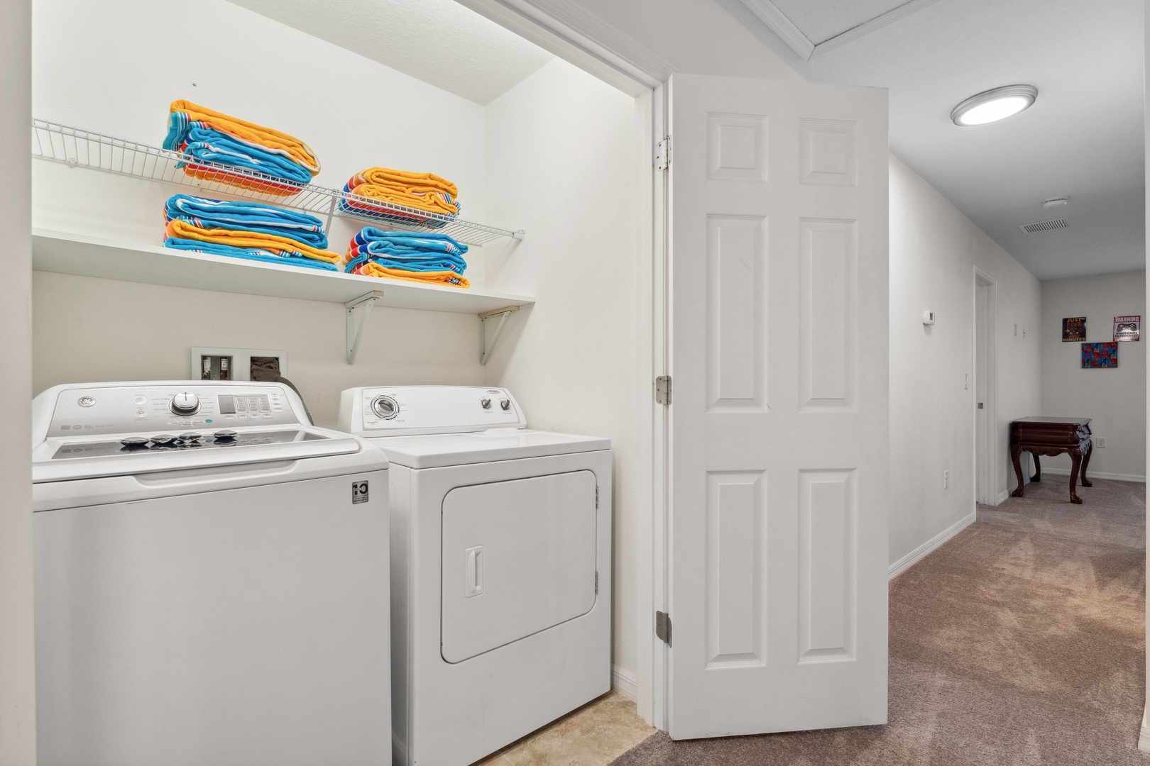 Laundry closet