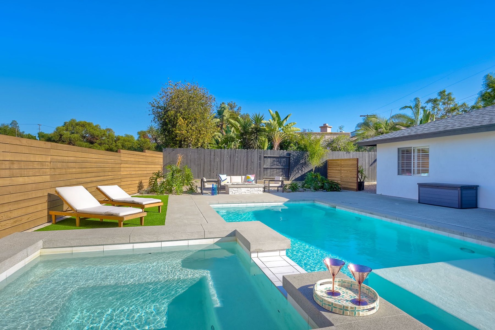 Lounge the day away by your own private pool or make a splash!