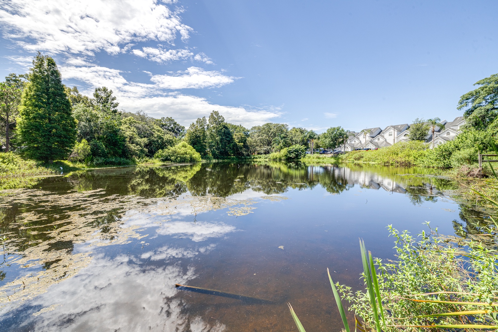 Waterside serenity is just a short stroll away