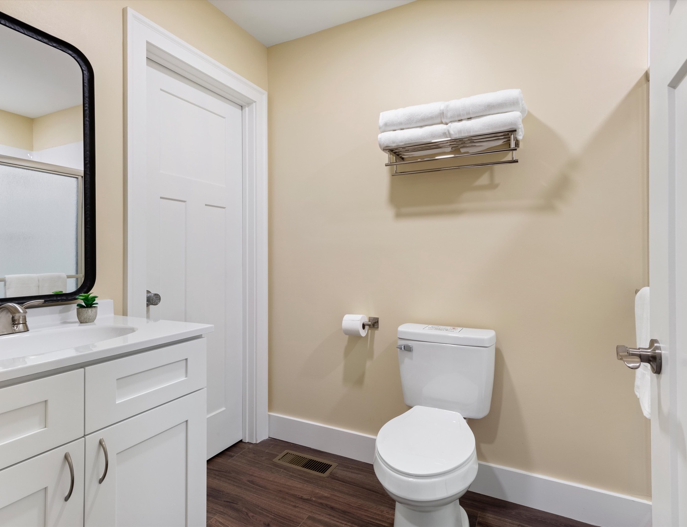 Bathroom shared with stand up shower