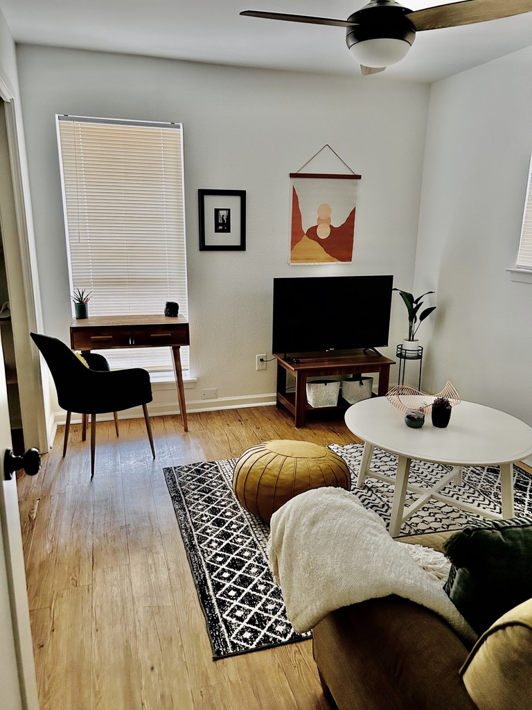 Bonus room with desk, and Smart TV