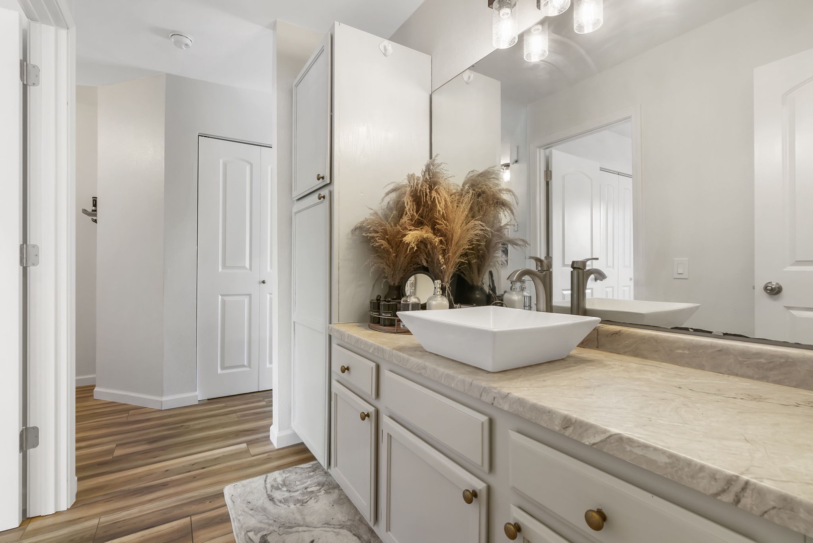Enjoy ample storage space and beautiful finishes in the Bathroom, offering a Shower/Tub Combo
