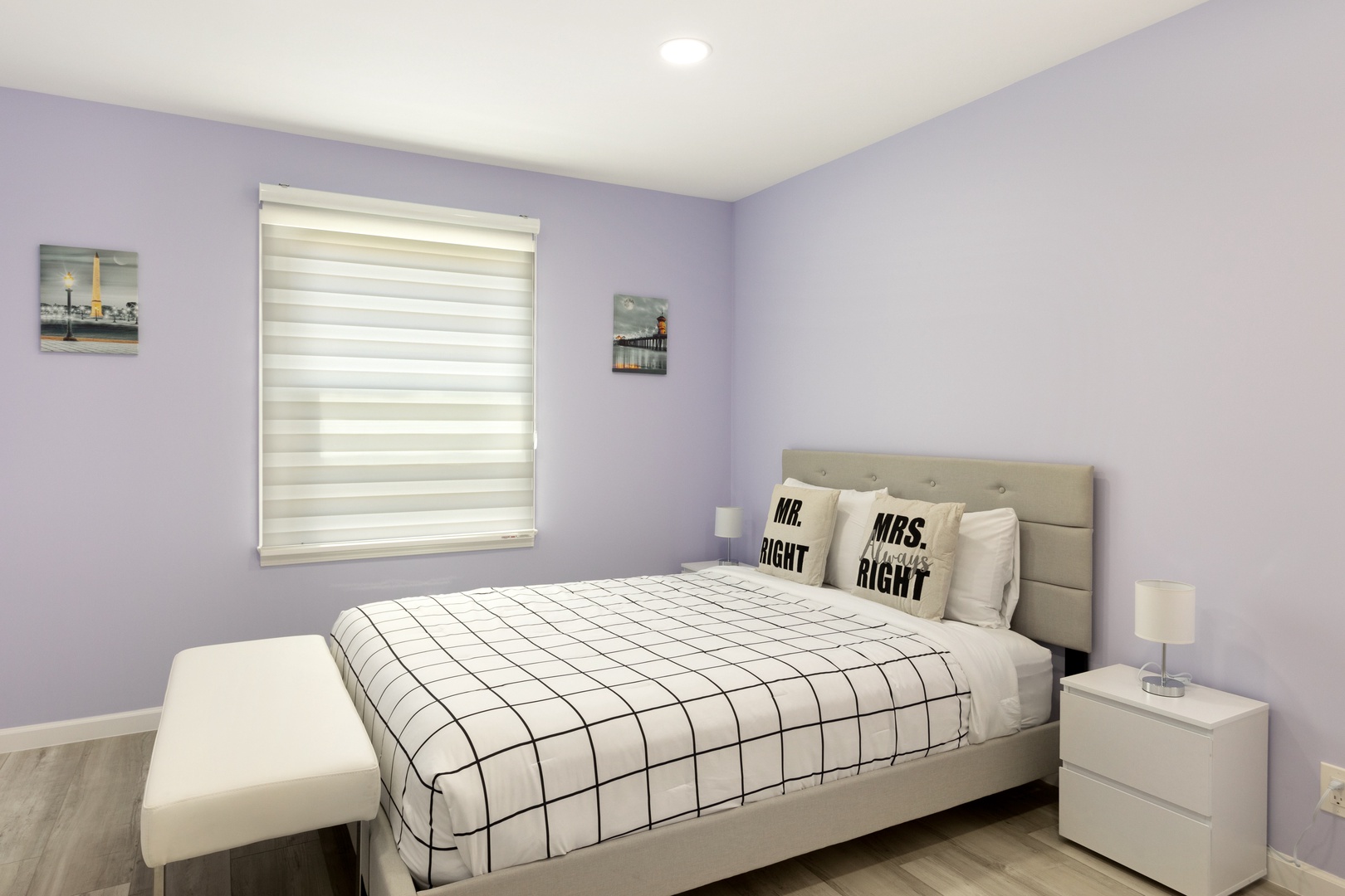Main House bedroom 1 Queen Bed and Twin Rollaway