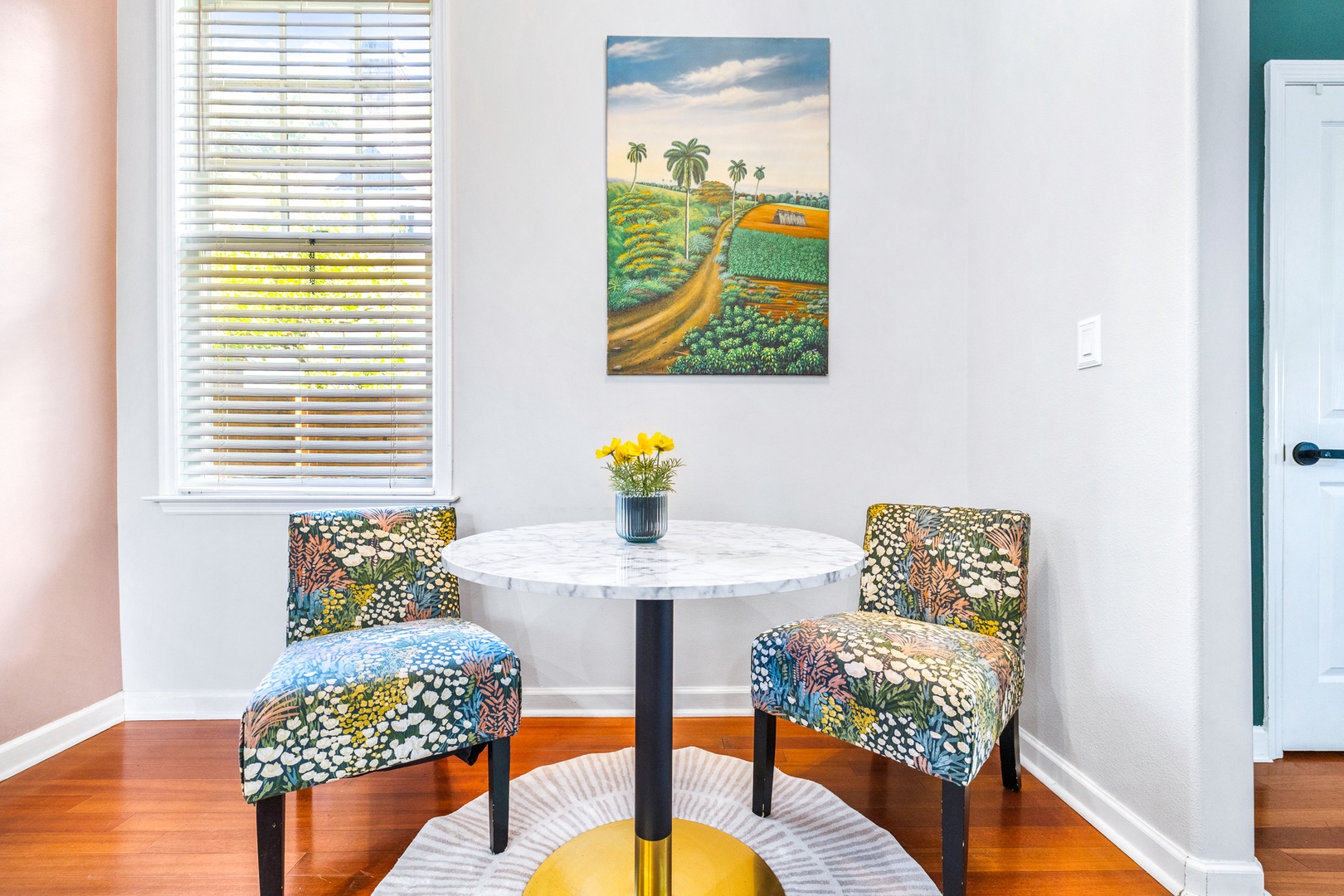 Seating area in the kitchen