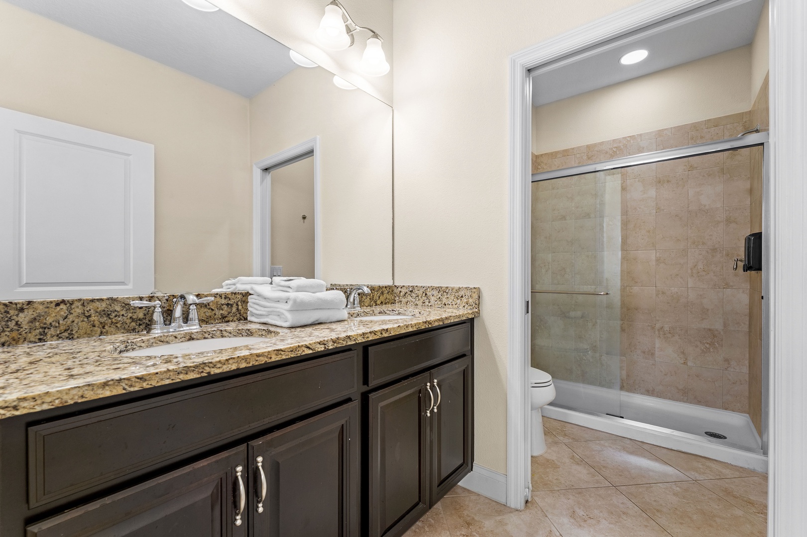 Ensuite bathroom with walk-in shower