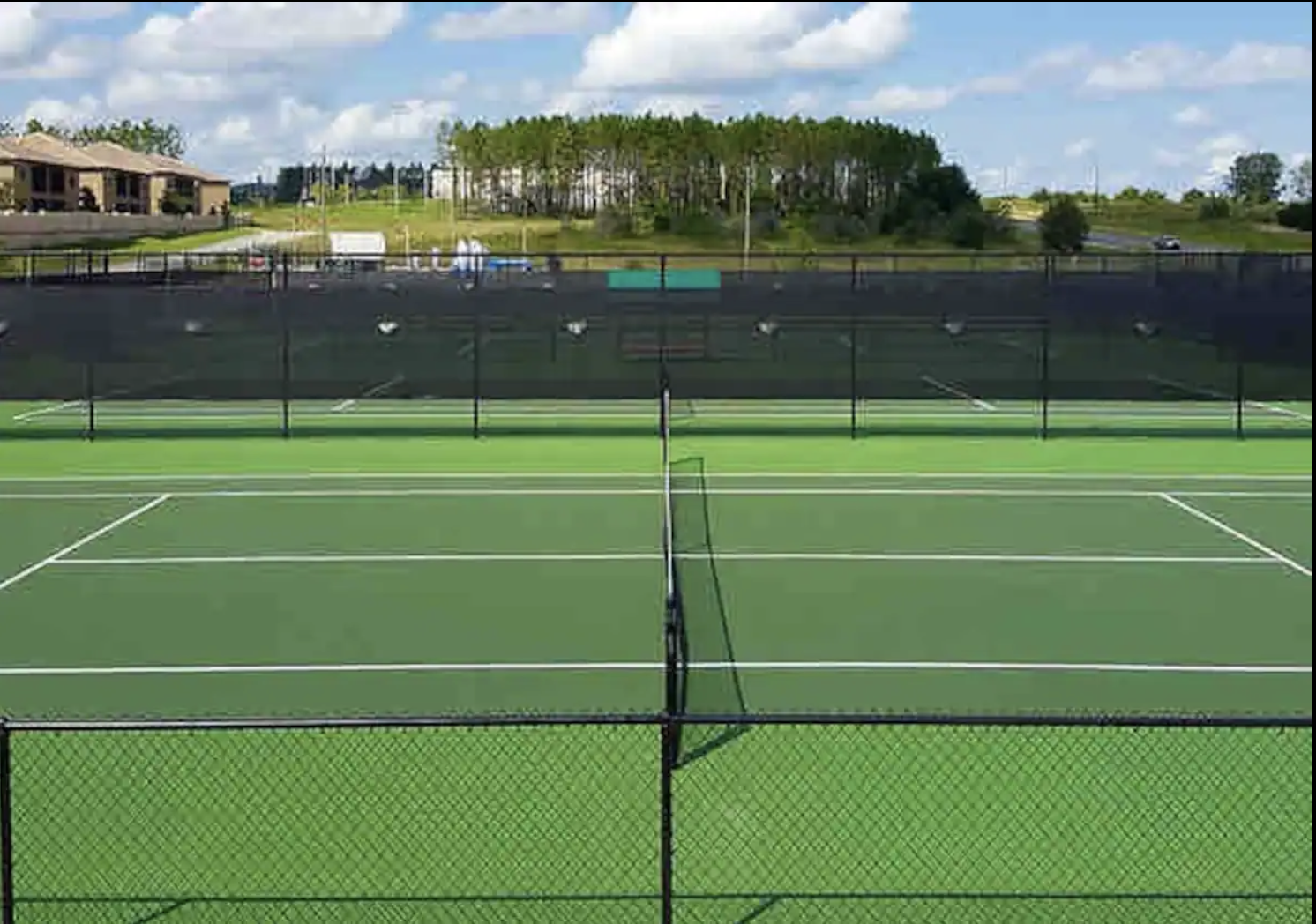 Tennis Courts located at 8950 Cliftons Draw Drive