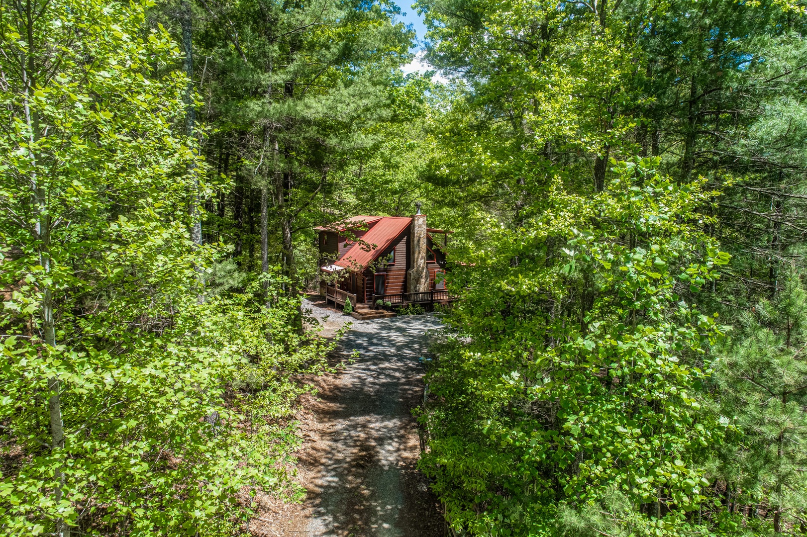 Property is beautifully tucked away in the Aska Adventure area of Cherry Log, GA