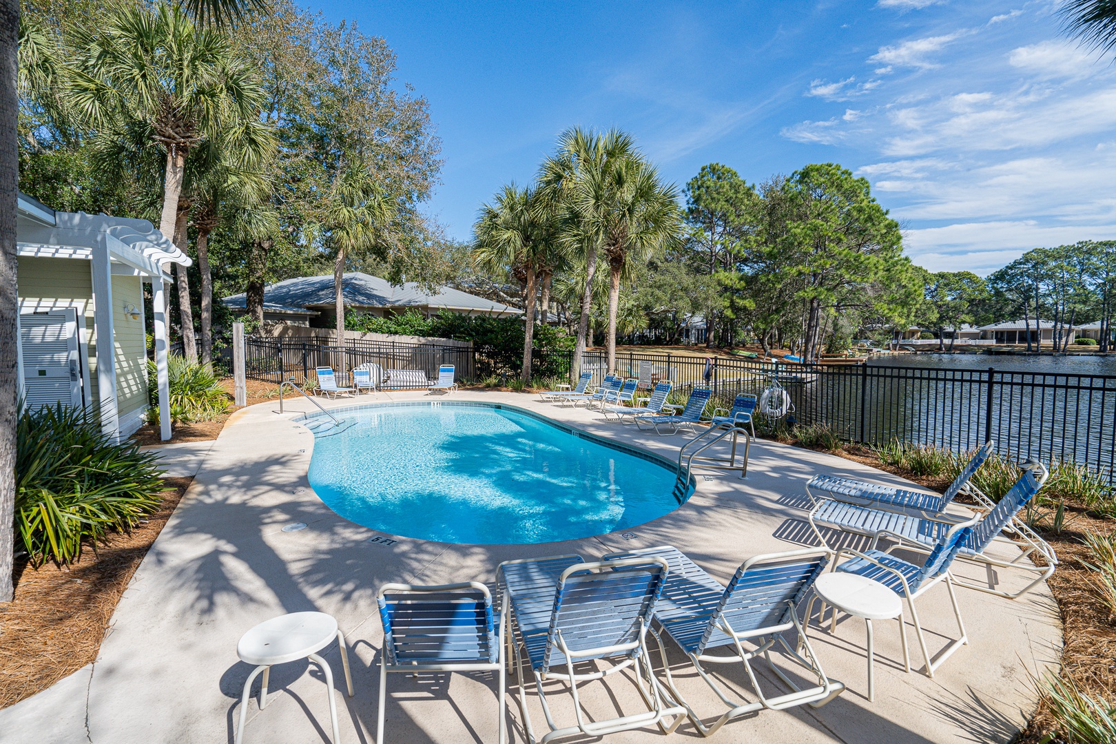 Crystal Cove Community Pool with Lounge Chairs
