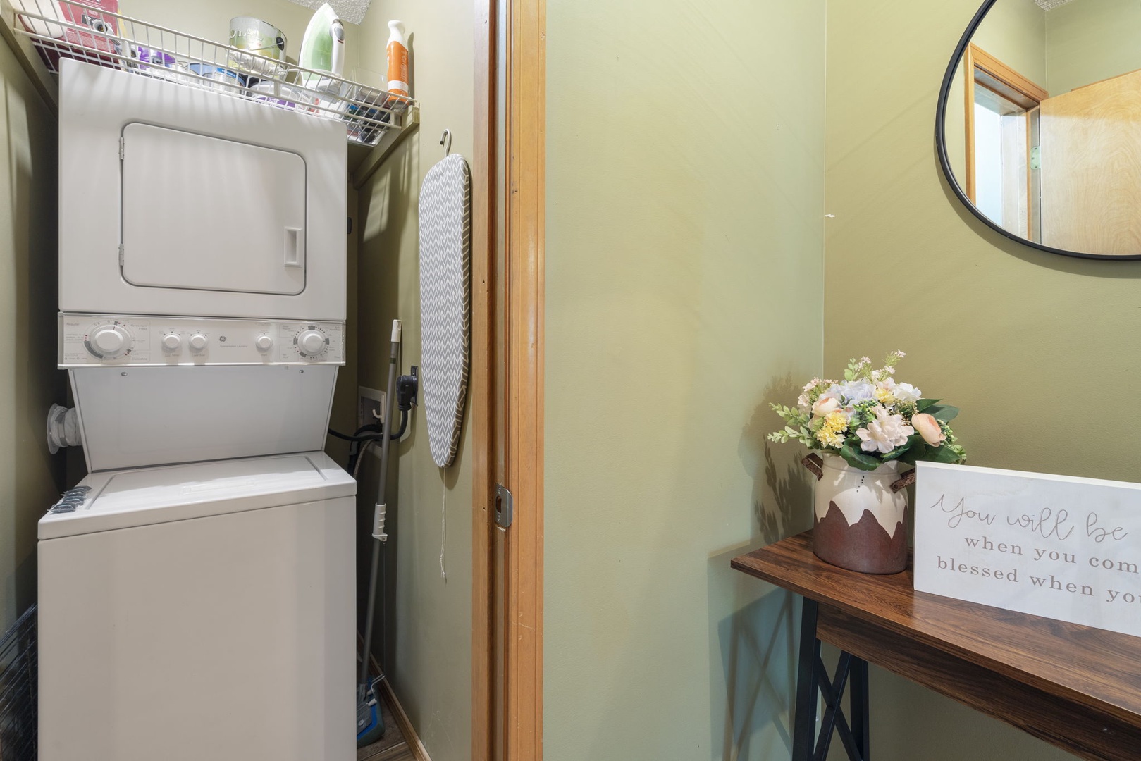 Laundry closet