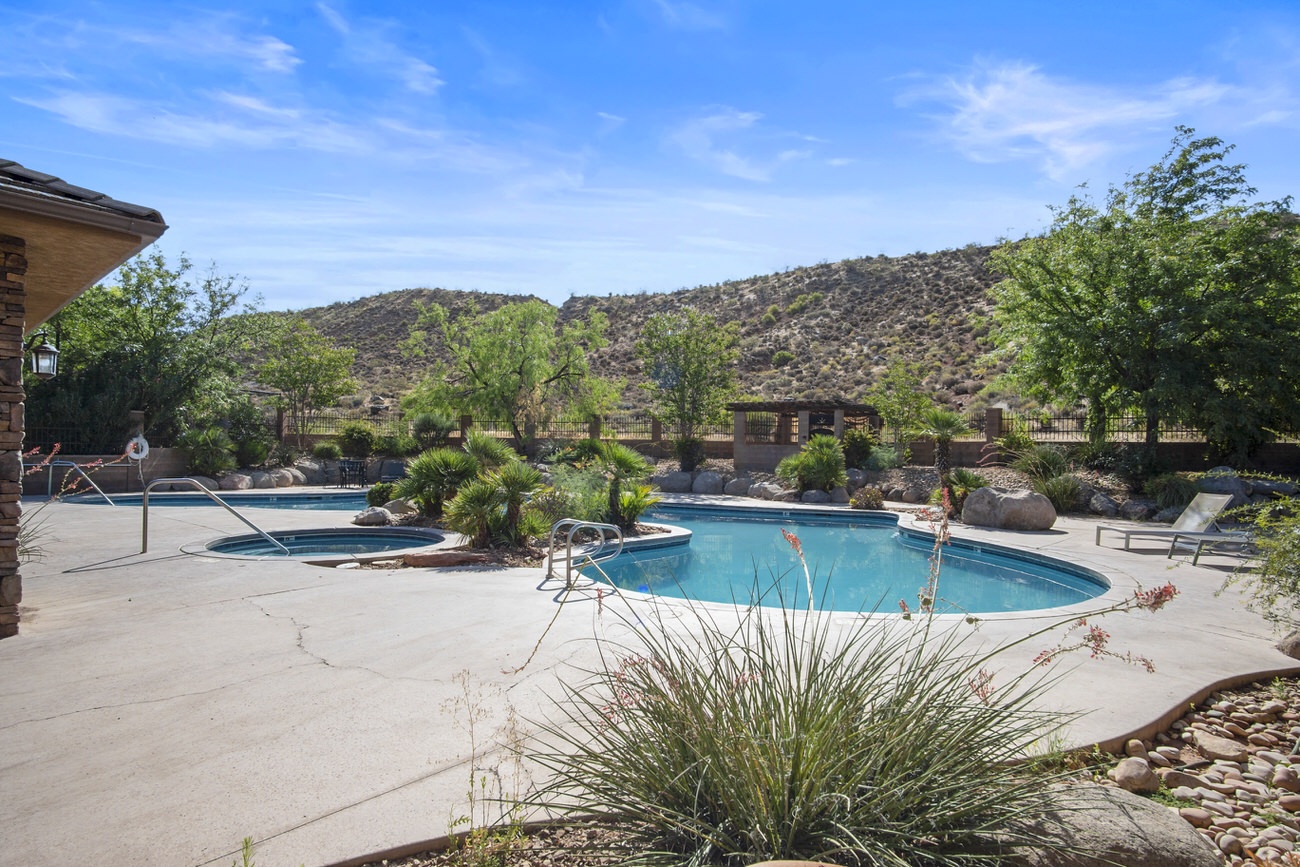 Soak in the rays and relax around the outdoor communal pool at your leisure