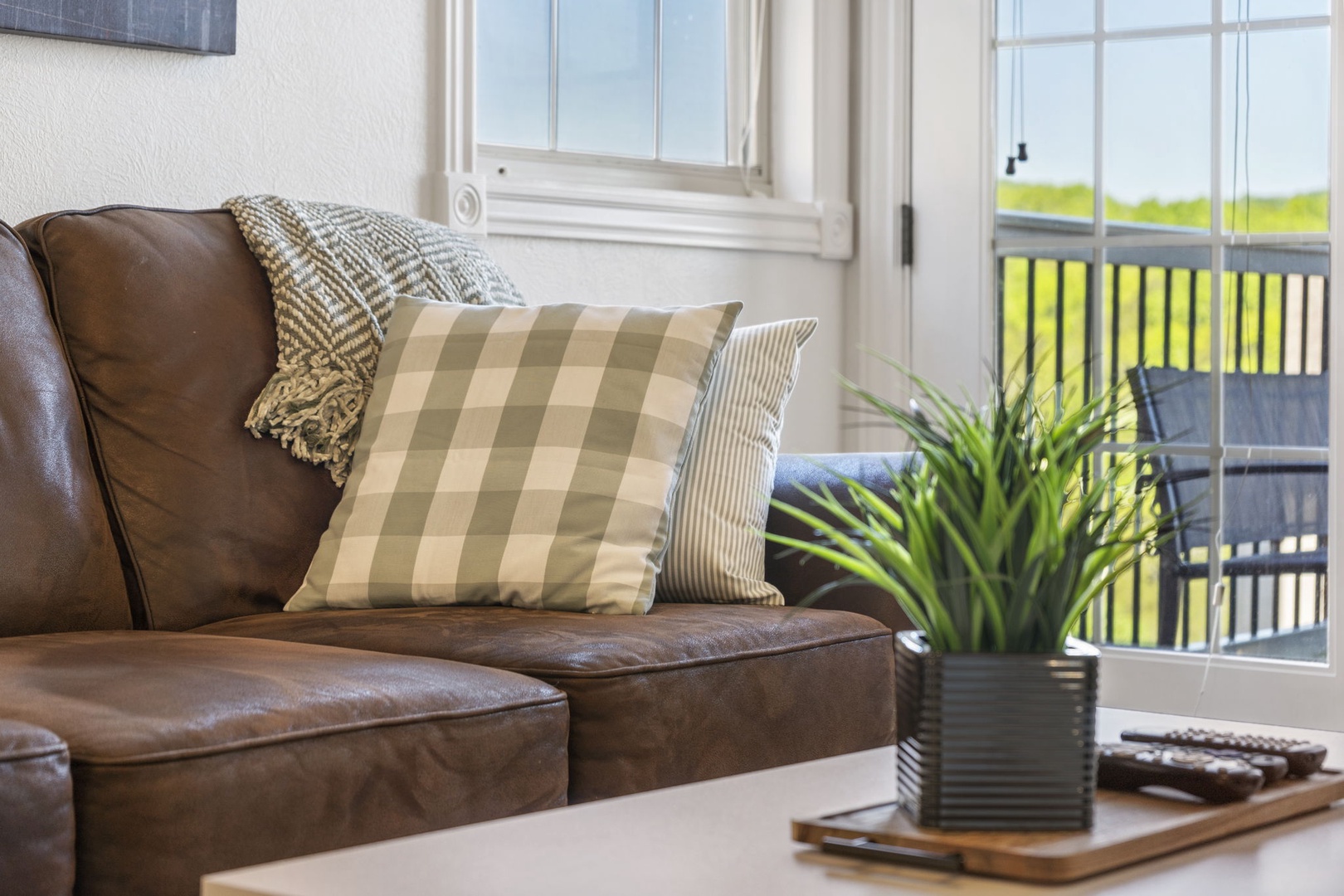 Living Room with Queen Sofa Bed