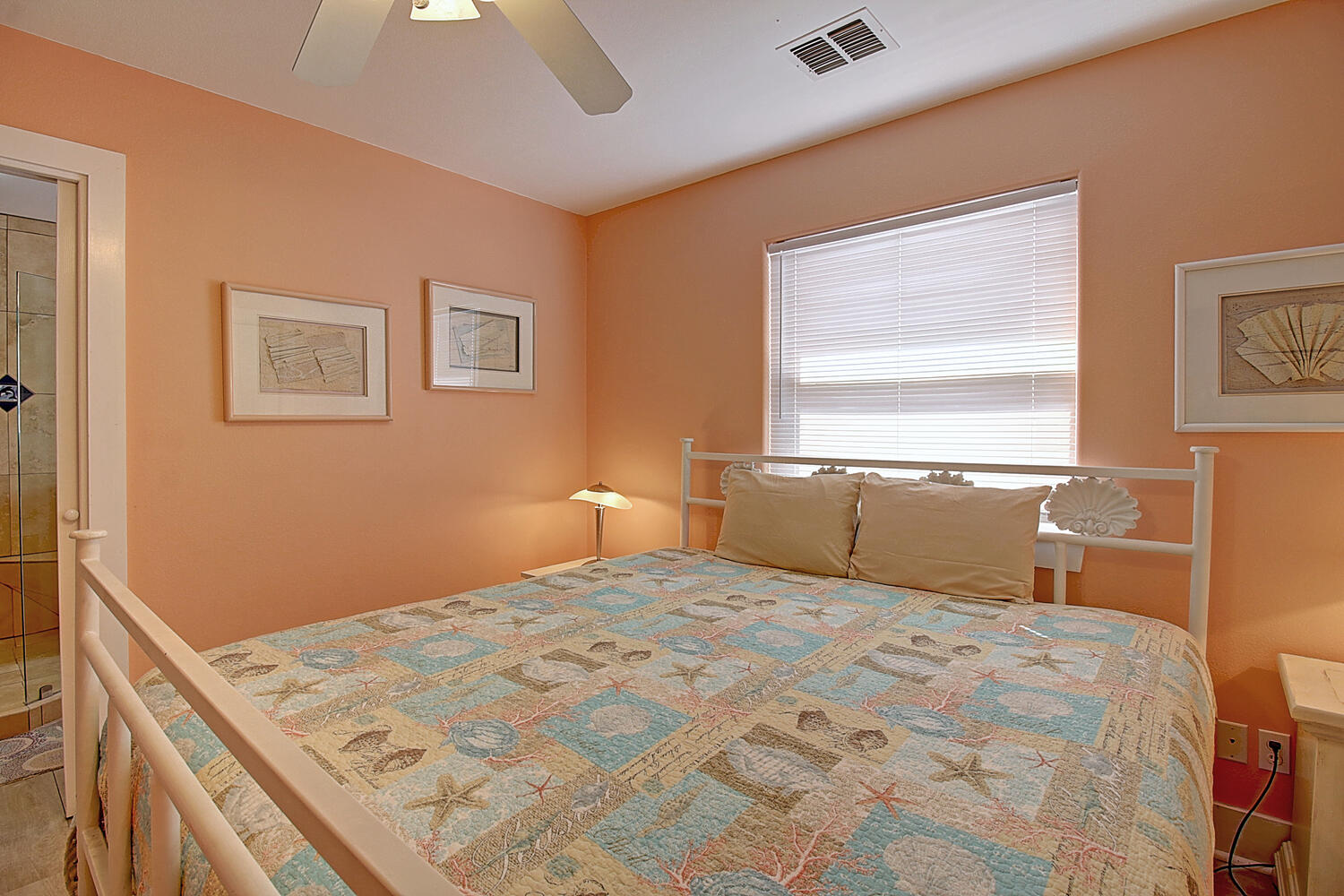 Bedroom 1 with king bed, Smart TV, and en-suite
