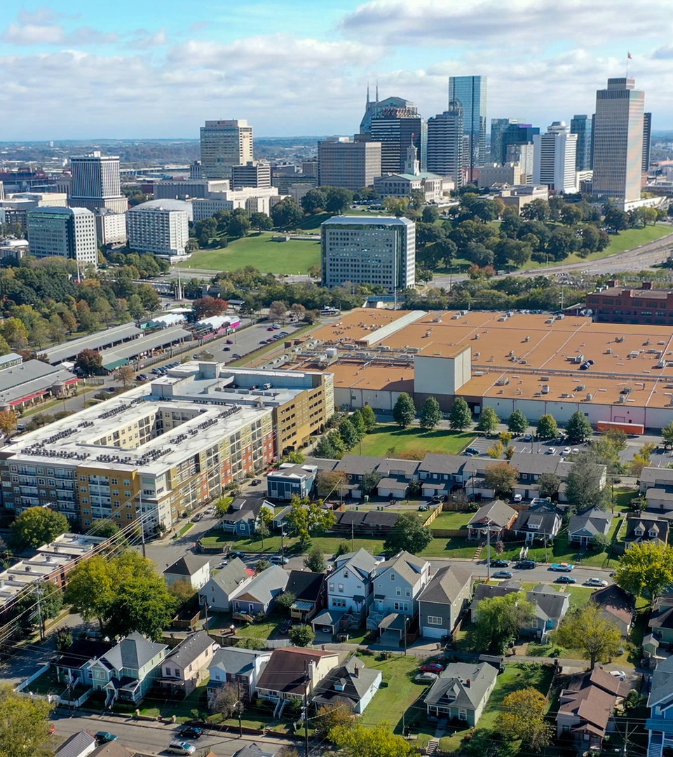 Aerial view of location