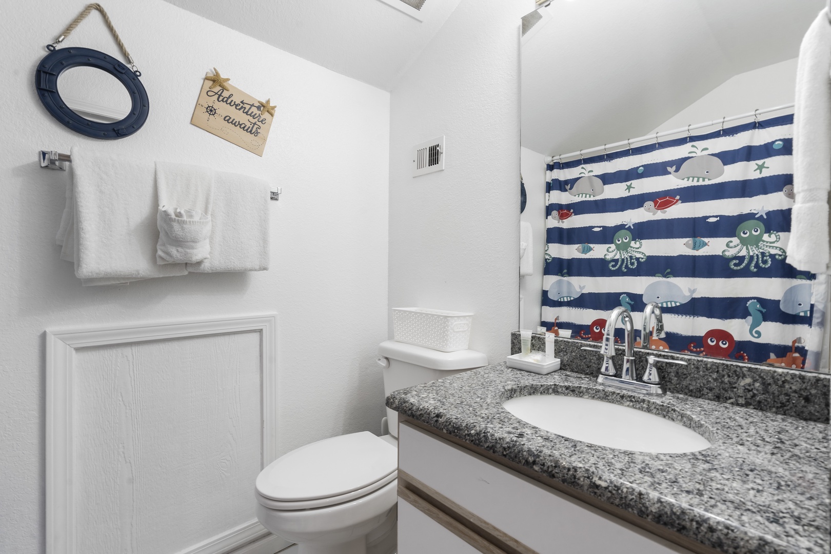 Second Floor Bathroom #3 Shower/Tub Combo En-Suite to Bedroom #3