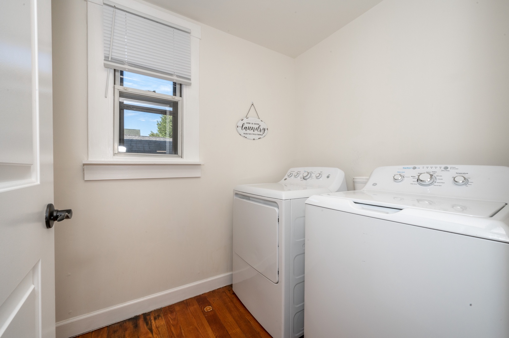 Private laundry is available in both units for your stay!