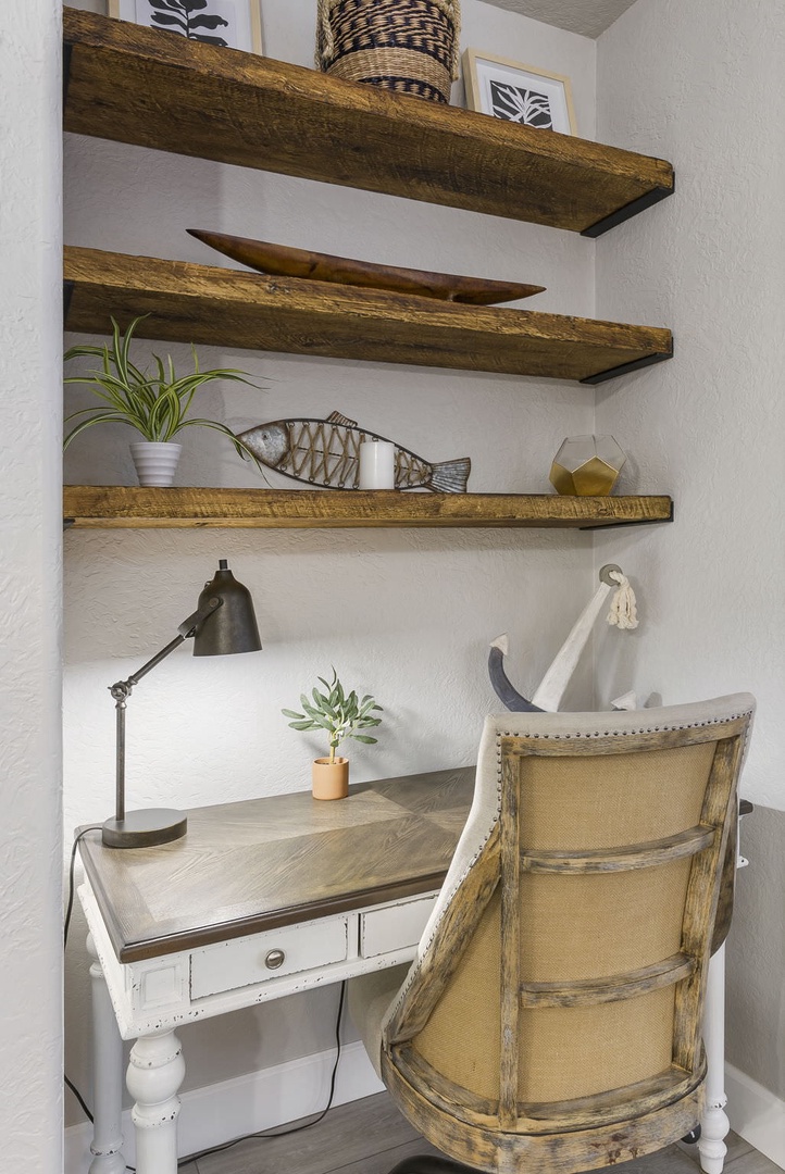 Designated work/office space