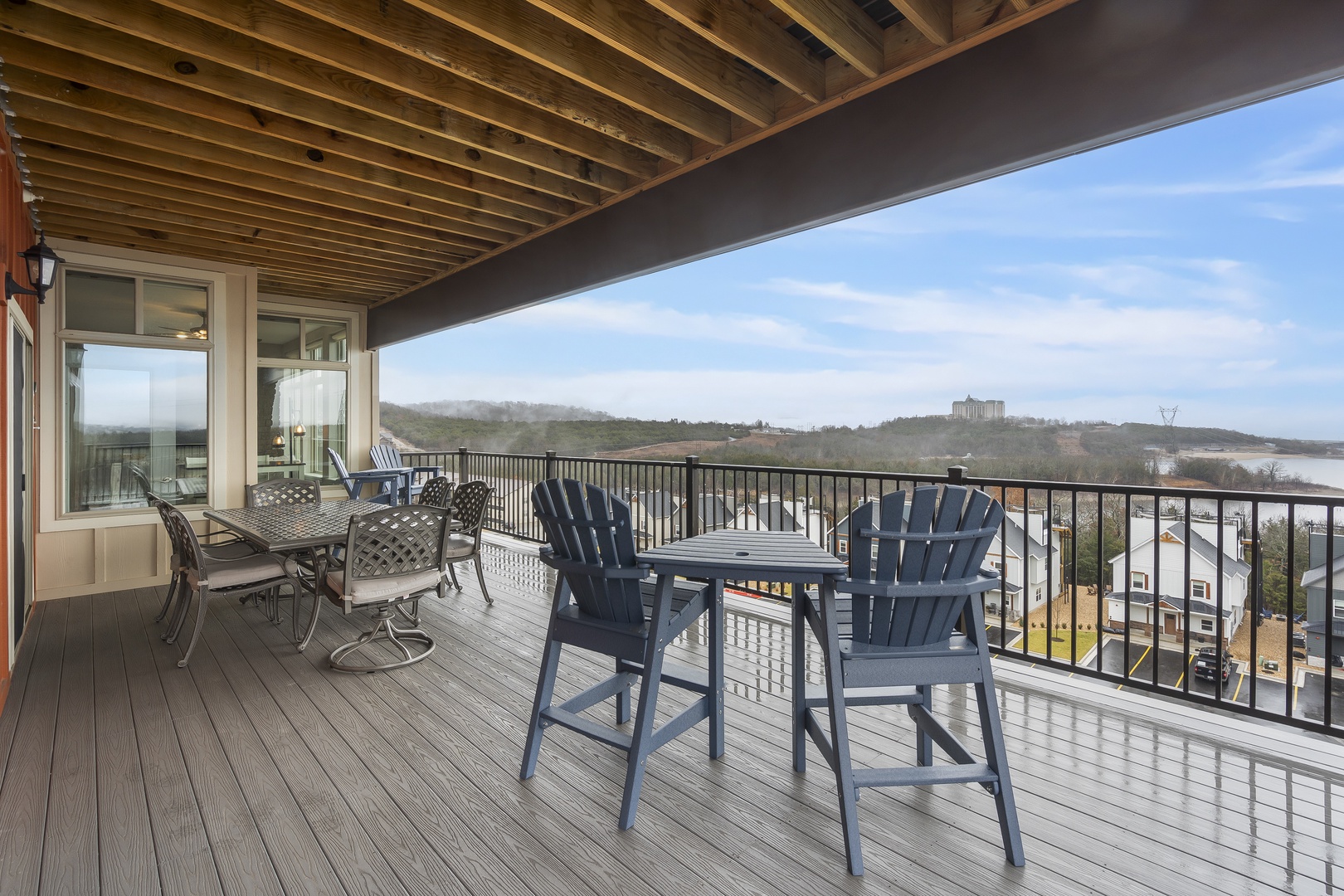 Dine & lounge on the expansive deck with breathtaking views