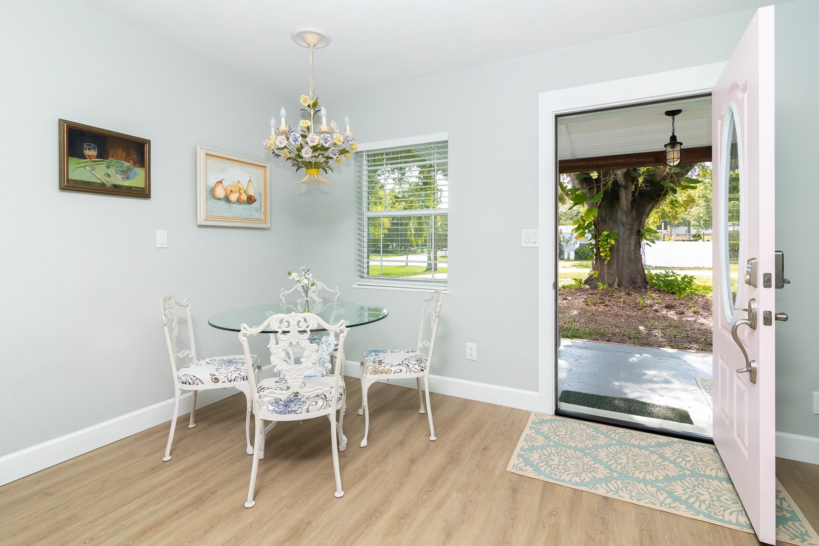 Dining table with seating for 4