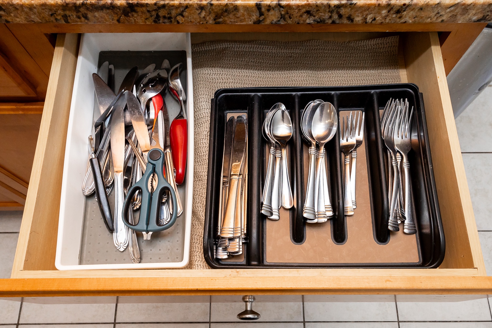 No need to pack the dishes & cookware for your visit!