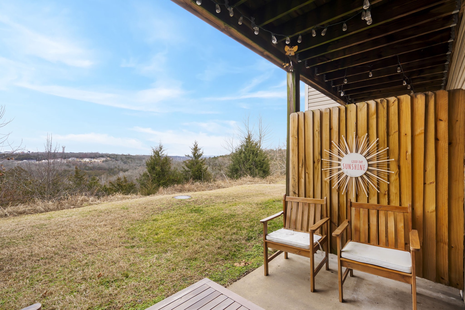 Kick back & relax with gorgeous natural views on the shaded patio
