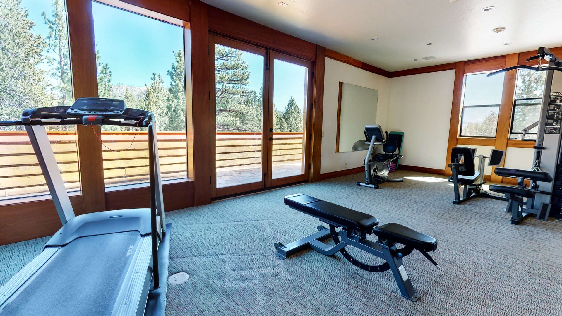 Obsidian fitness room