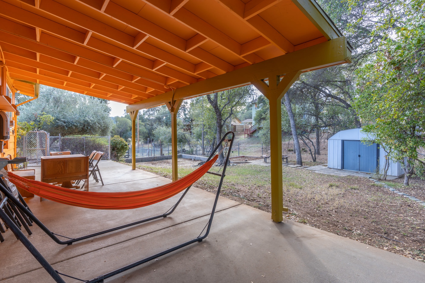 Lounge around on the hammock and take in a good nap