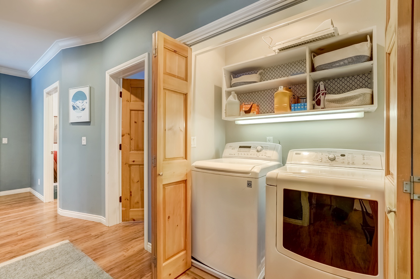 Laundry closet on the 2nd floor