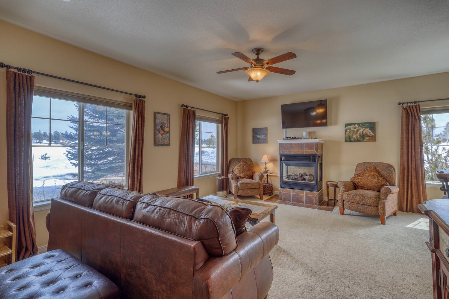 Living Room with Large Windows