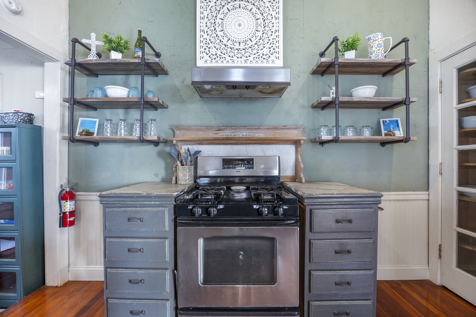 The Chapel’s open, airy kitchen offers ample space & every home comfort