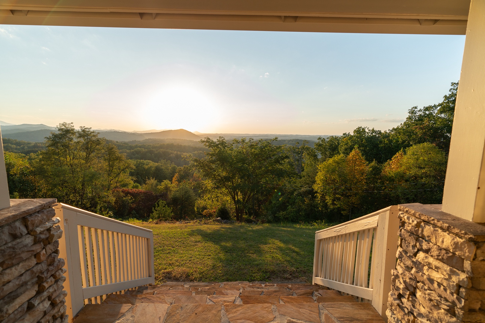 Lounge the day away on the porch with gorgeous views at every angle!