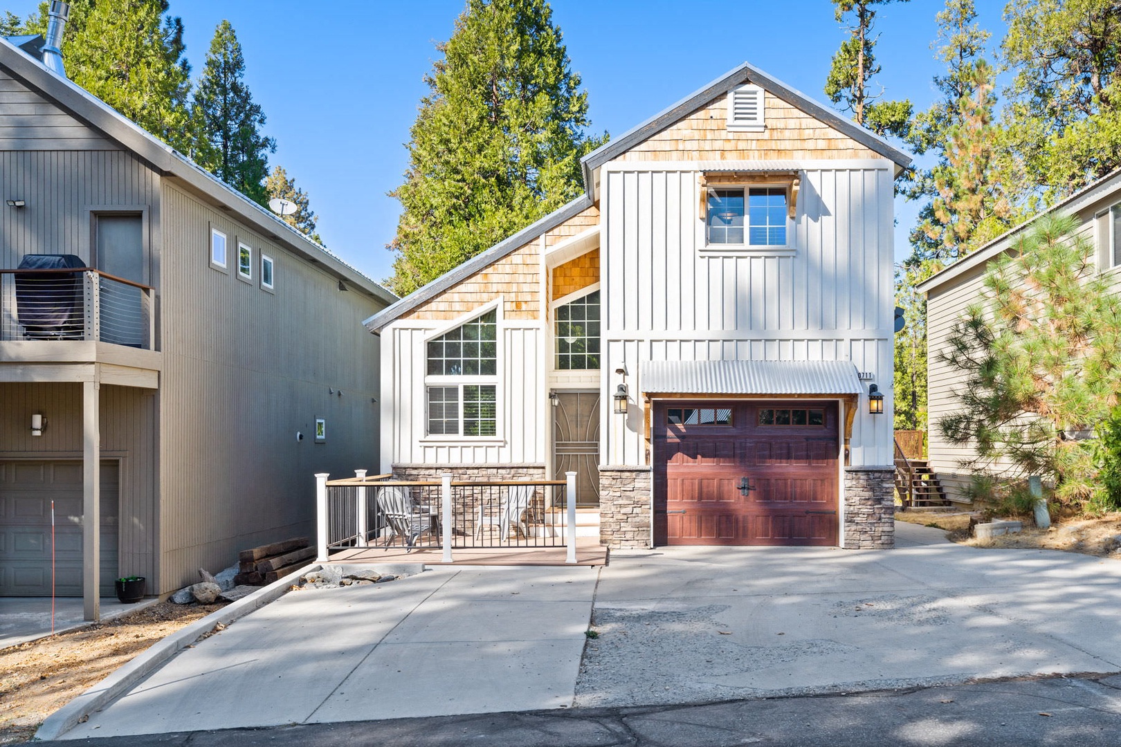front of property