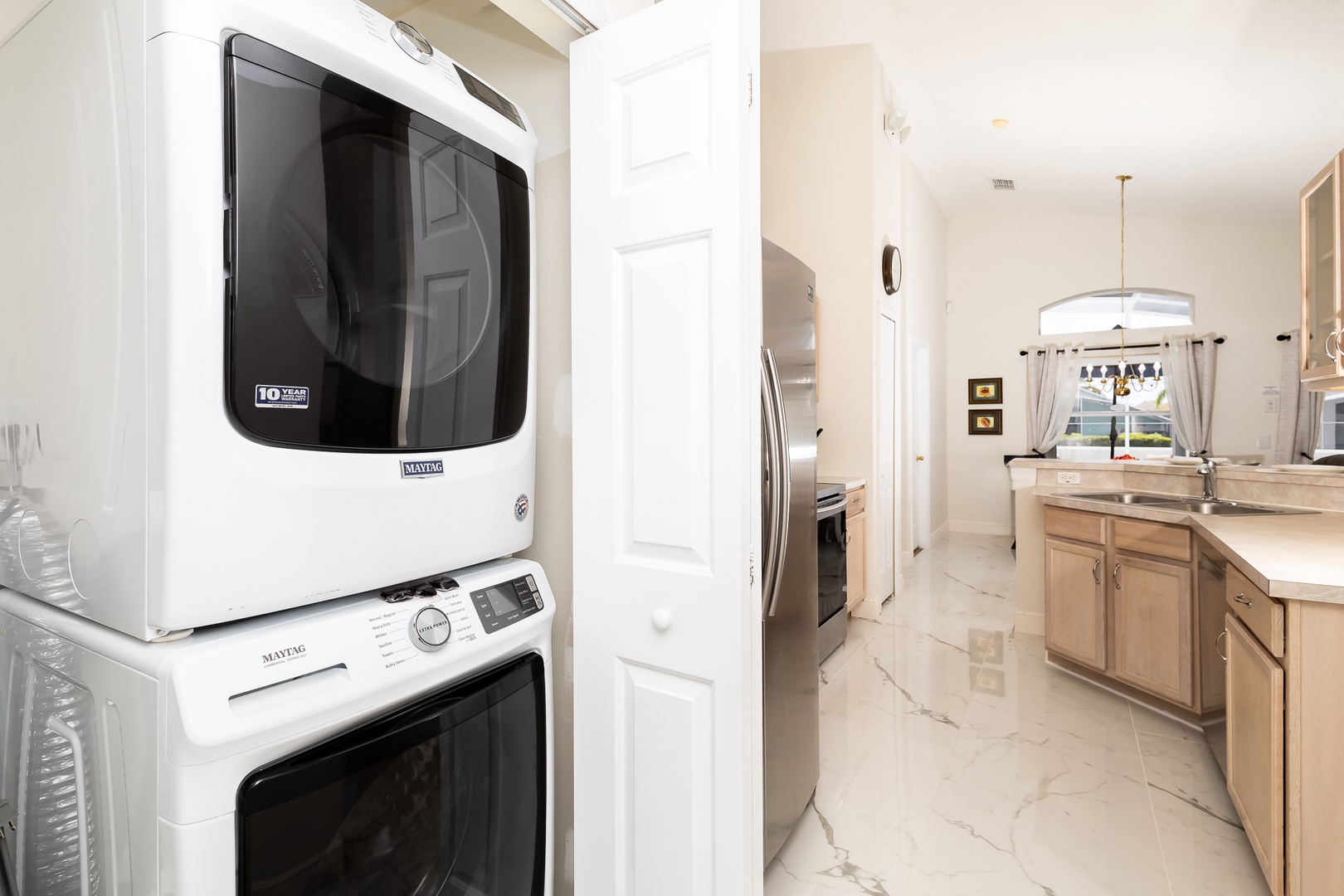 Laundry closet