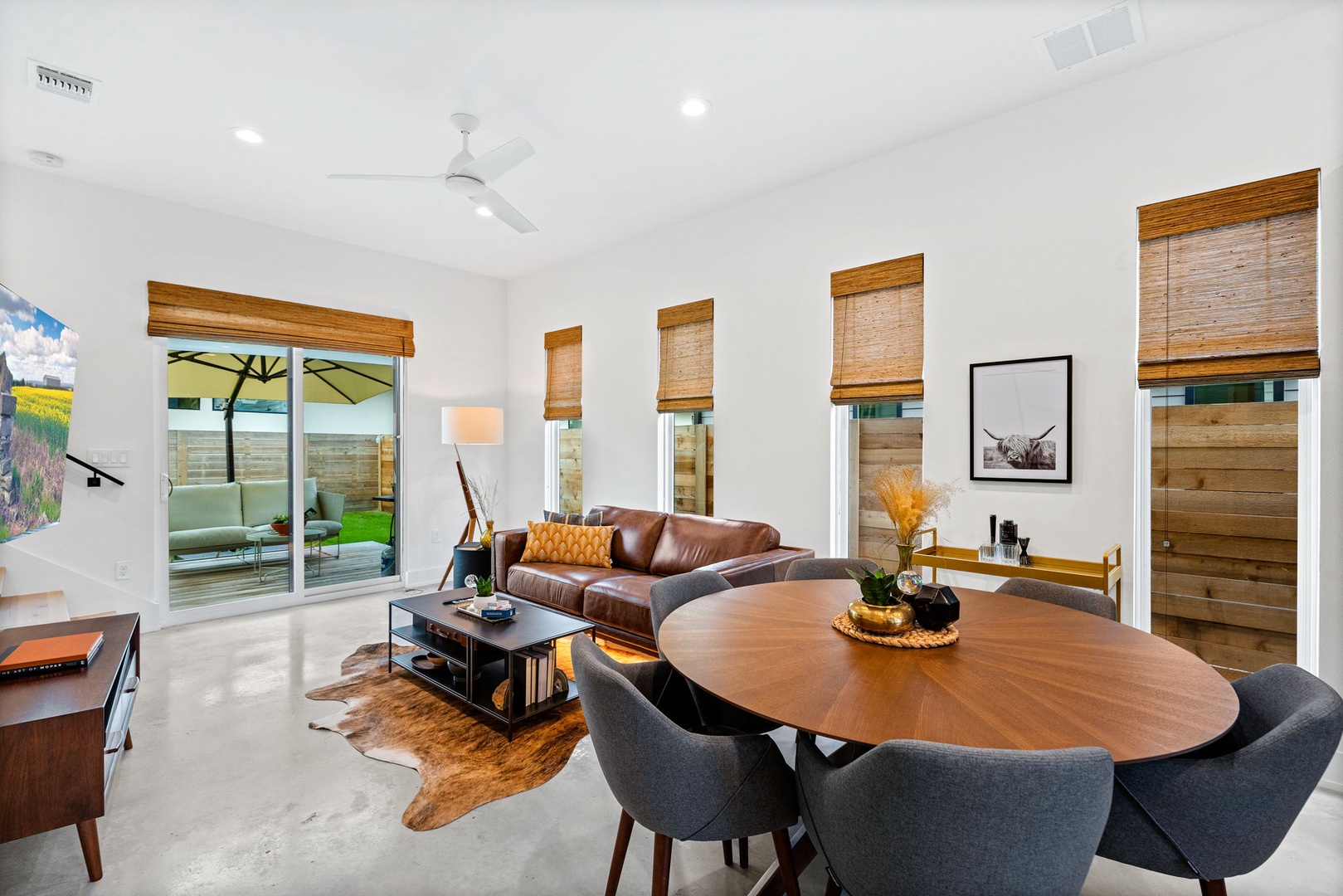 Enjoy the open, light-filled spaces of the main level great room