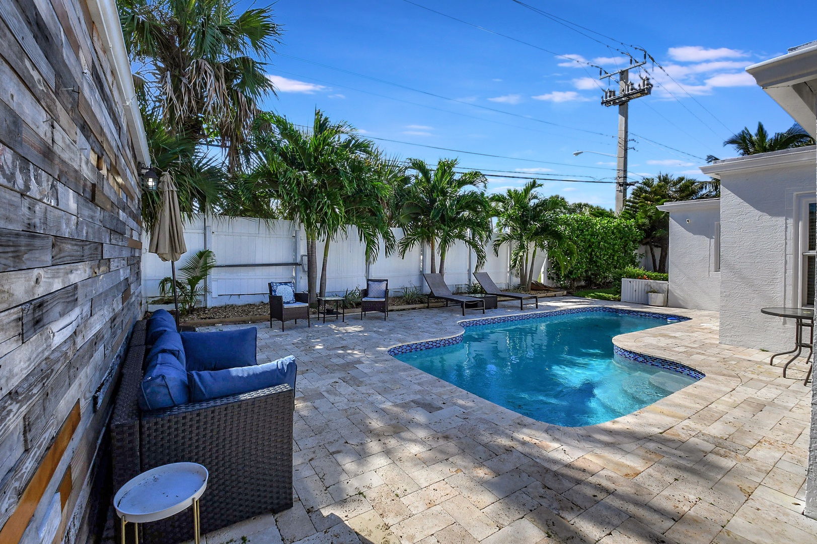 Lounge the day away poolside or make a splash in your own private pool