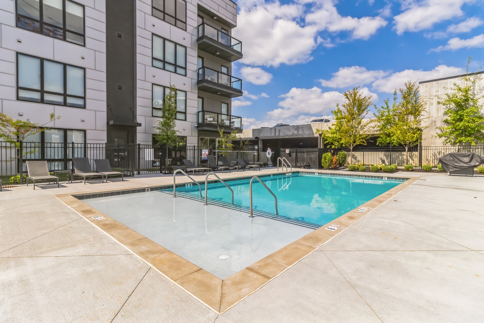 Make a splash or lounge the day away at the sparkling community pool