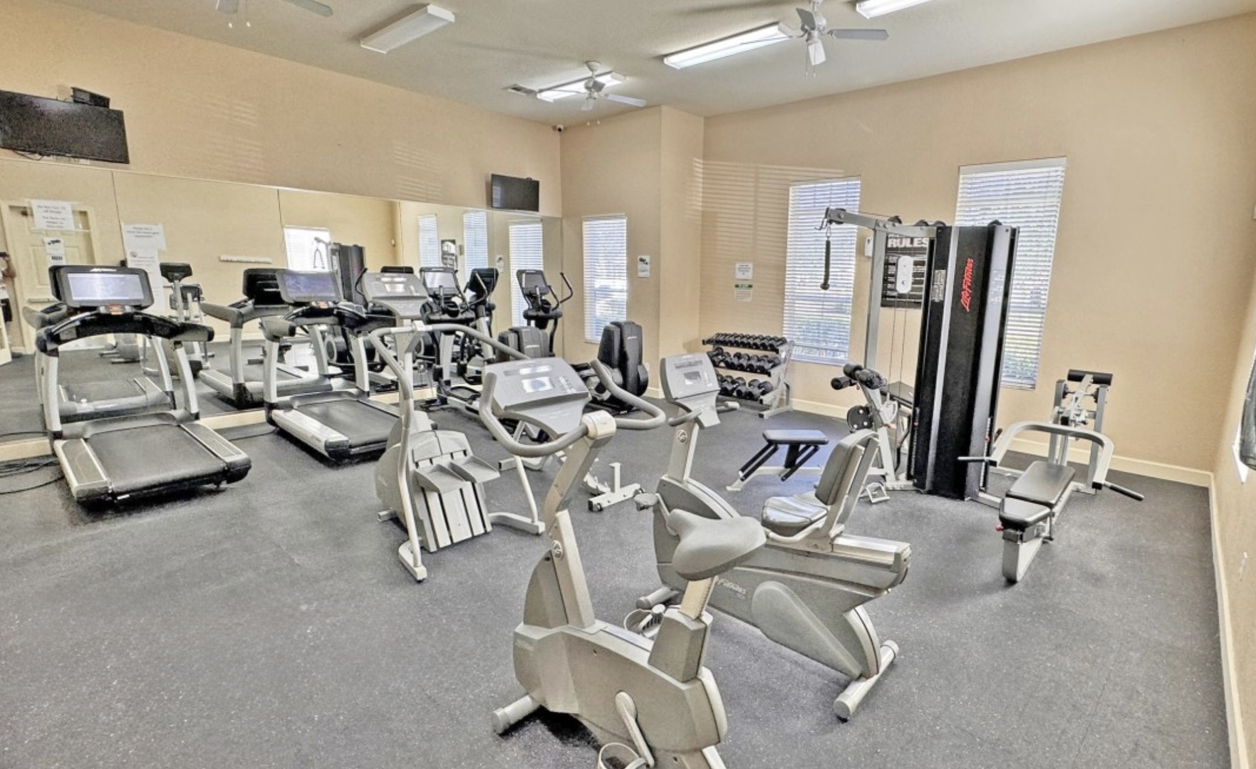 Resort fitness center