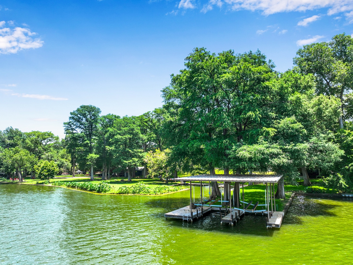 Welcome to Dunlap Cabin, where land ends and the water begins