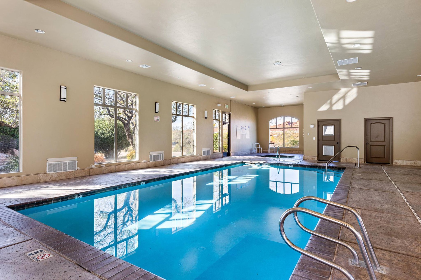 Indoor Heated pool for those rainy days