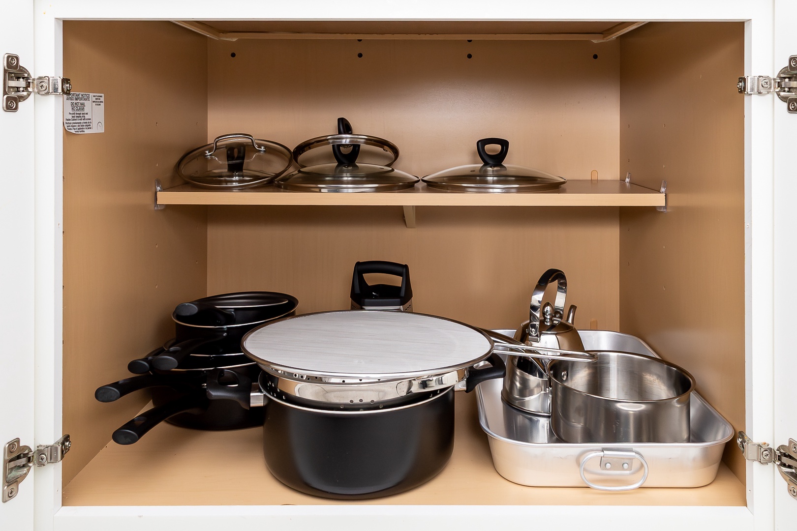 The open, airy kitchen offers ample space & all the comforts of home