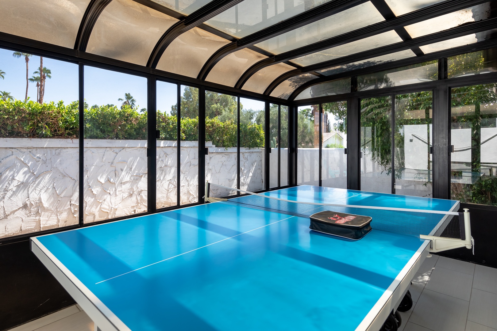 Ping pong in the sun room, anyone?
