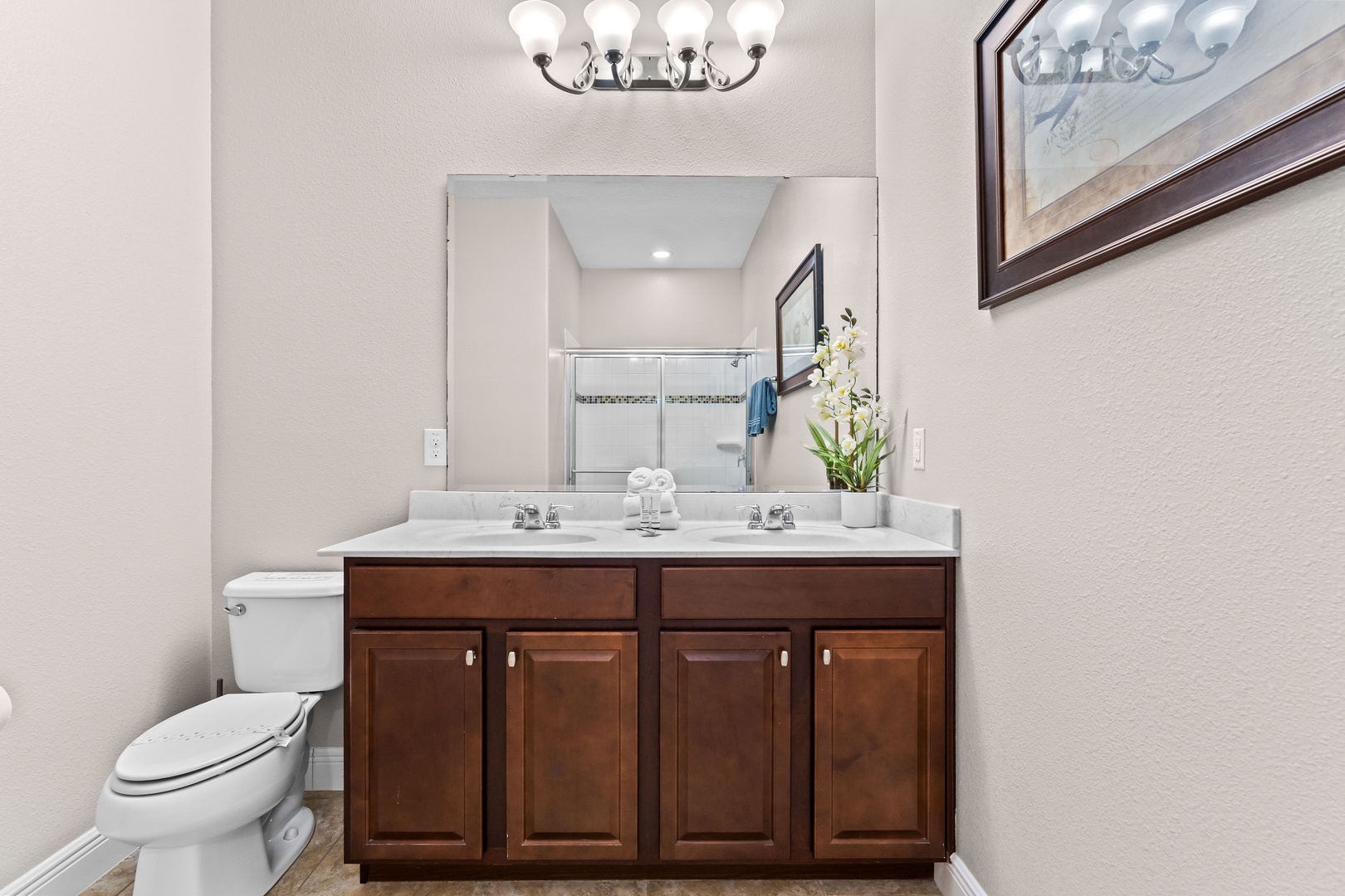 Ensuite bathroom with walk-in shower