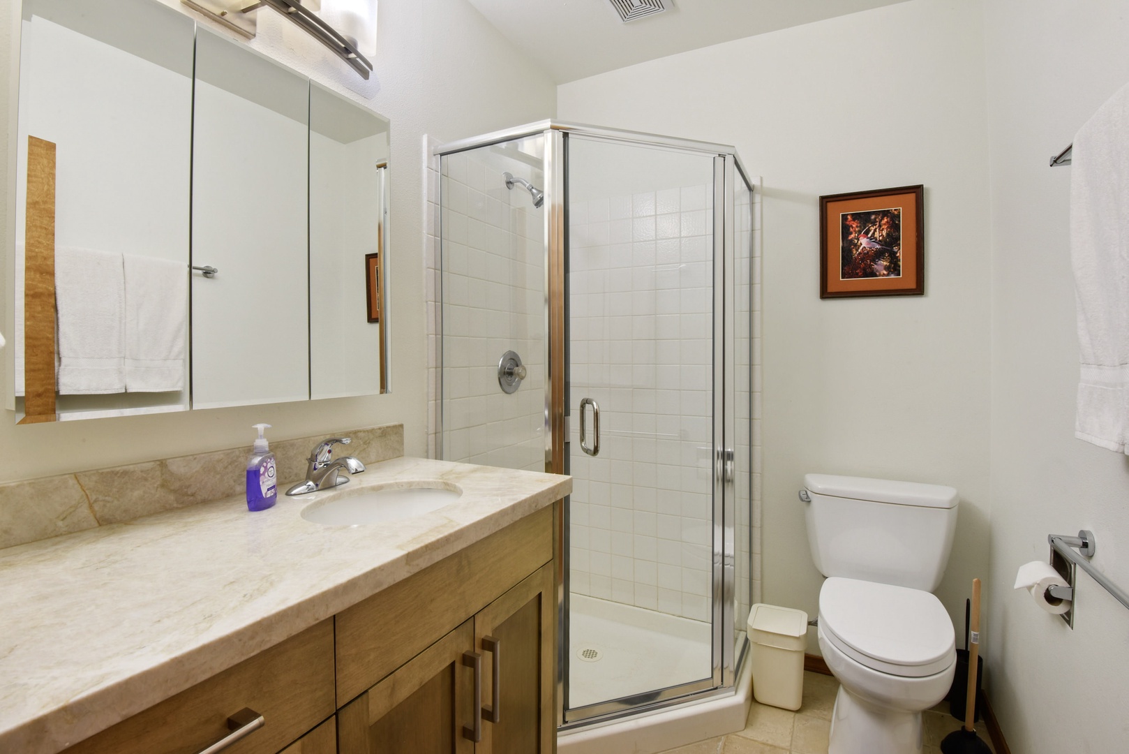4th full bathroom with standing shower