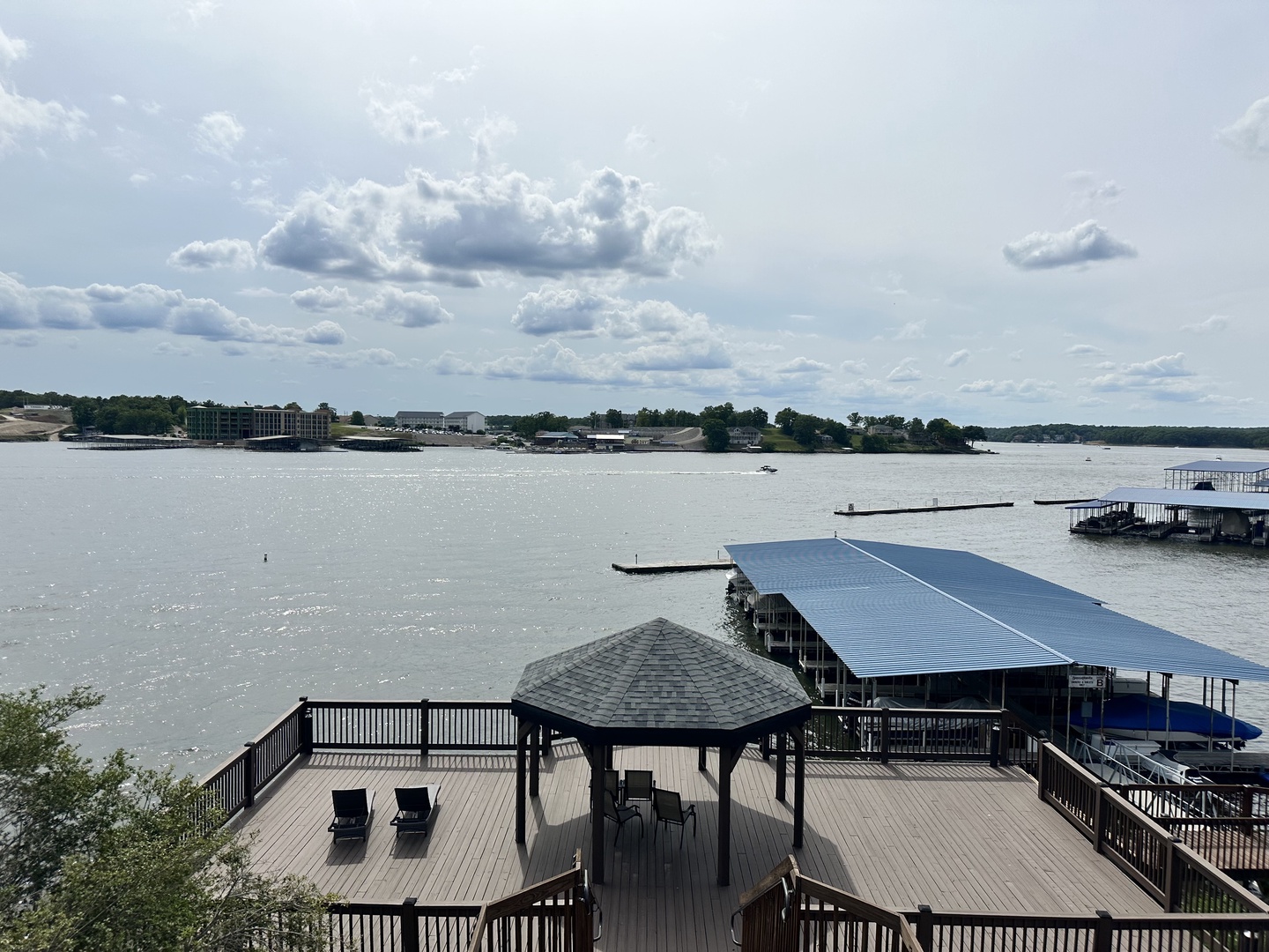 nice views from large community Deck