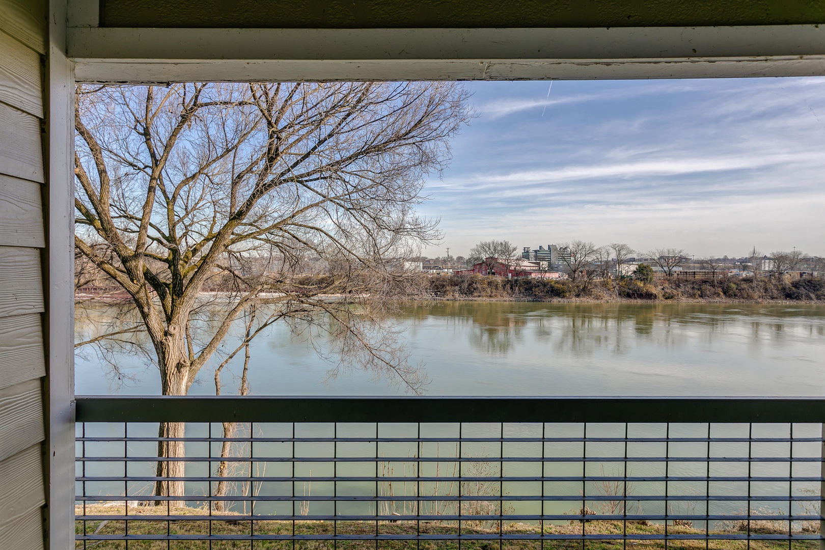 Patio overlooking Cumberland River